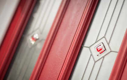 Red Composite Doors