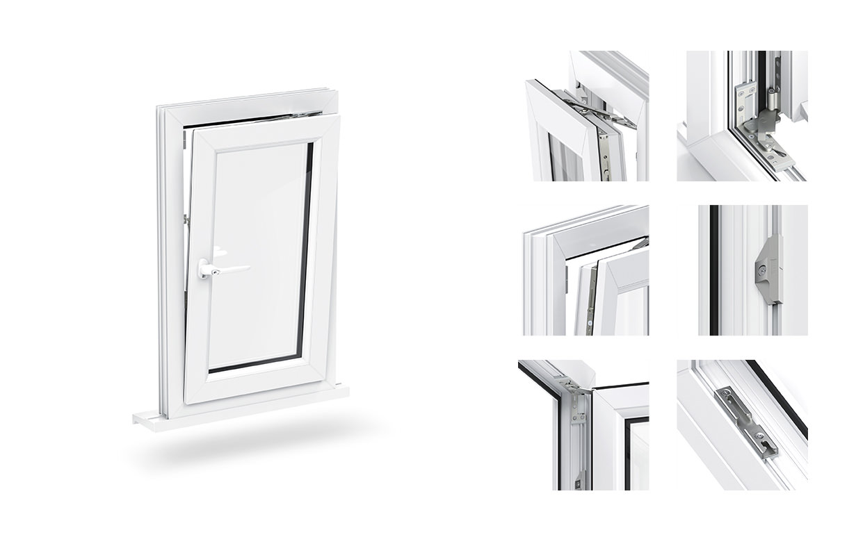 uPVC tilt and turn windows buckingham