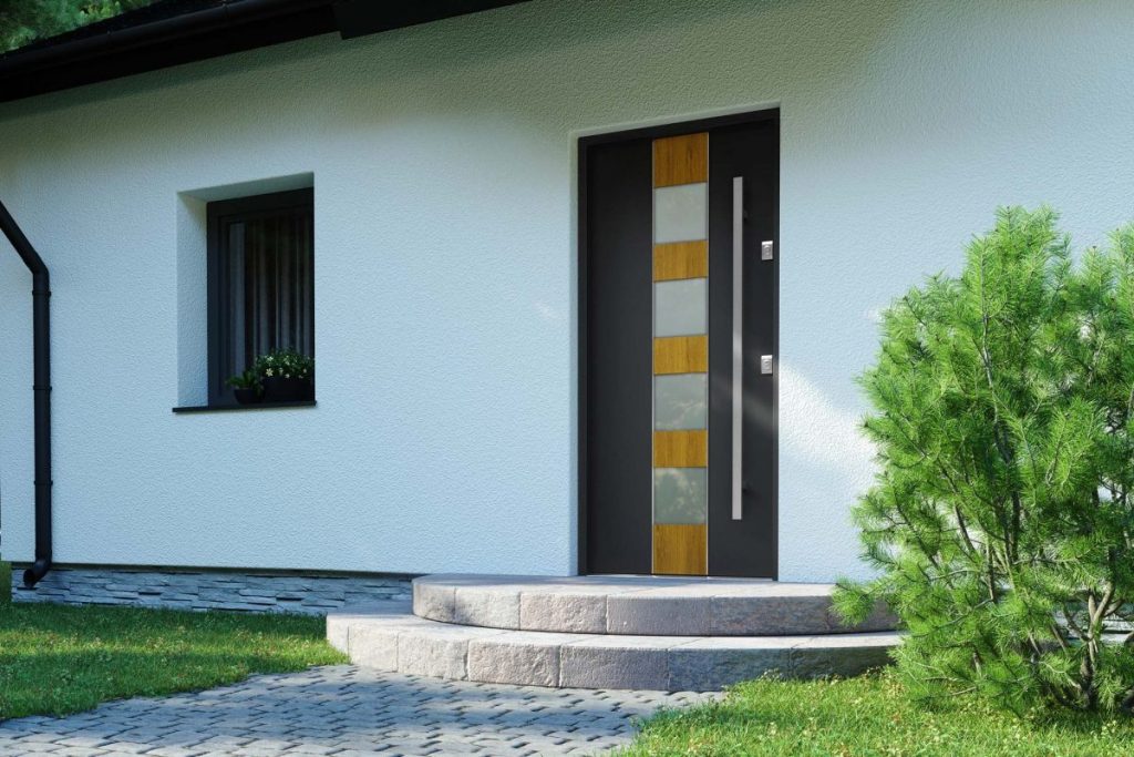 A black Gerda door for a home in West London.